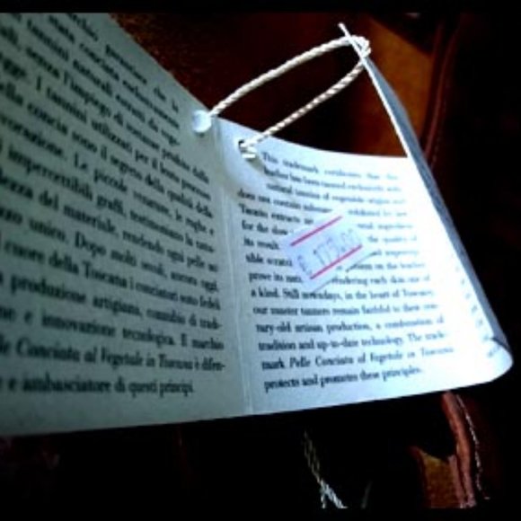 New Italian Leather Messenger Bag